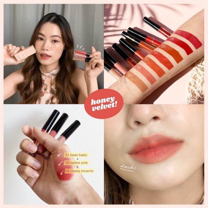 ลิป-gala-สีชัด-สีสวย-ติดทน-เนื้อแมทเกลี่ยง่าย-ไม่แห้งเป็นขุย