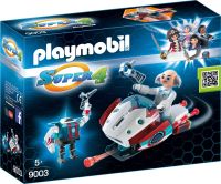 Playmobil 9003 Super 4 II Skyjet with Dr. X and Robot ซุเปอร์โฟร์2-สกายแจต ดร.เอ๊กซ์ และหุ่นยนต์(สินค้ารุ่นเก่า ของข้างในสภาพดี แต่กล่องอาจมีตำหนิ)