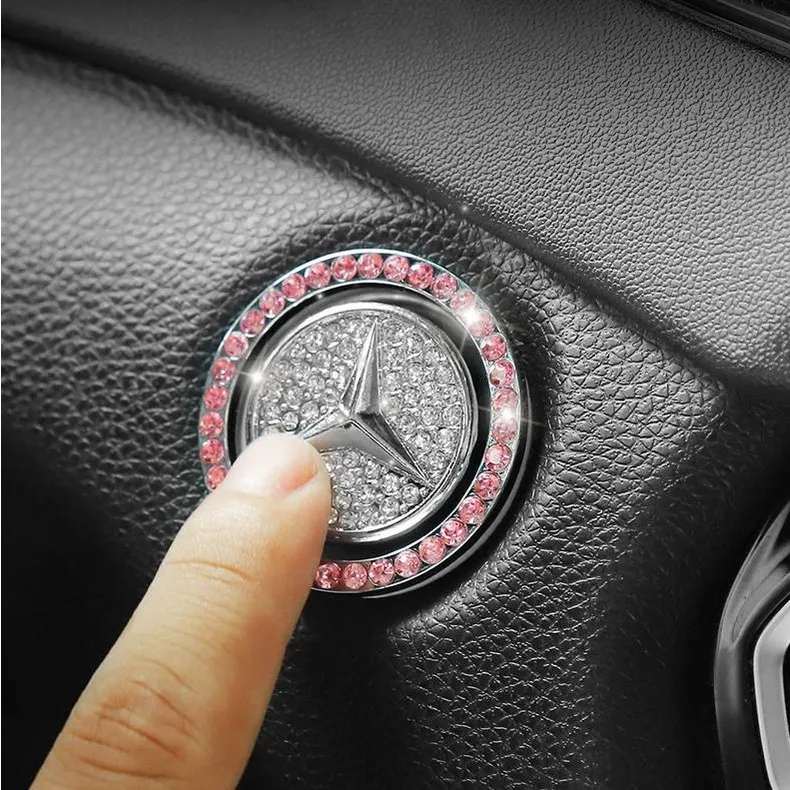 One-Click Start Button Sticker Decal Inside Fashion Creative Personality  Diamond Interior Decoration Car Switch Ignition Decoration Ring Car Interior  Decor Lazada PH