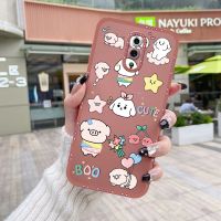 JIUMOO เคสสำหรับ OPPO Reno 10x Zoom Reno Ace,เคสโทรศัพท์ขอบสี่เหลี่ยมดีไซน์ใหม่เคสซิลิโคนบางลายสัตว์น้ำแฟชั่นการ์ตูนเคสนิ่มกันกระแทก