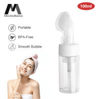 MicroBang Foaming Bottle Mousse Foam Bottle Mousse Liquid Dispenser Portable Facial Cleanser Mousse Foam Bottle Mini Foam Soap Pump Dispenser Froth Pu