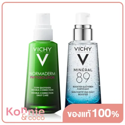 Vichy Set 2 Items Mineral 89 50ml + Normaderm Phytosolution Daily Care 50ml