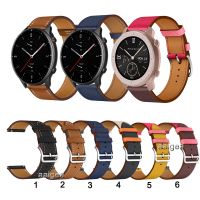 xinpan 20mm 22mm Leather Watch Band Strap for Huami Amazfit GTR 42mm 47mm 2e GTR2 GTR3 Pro Replacement Wrist band