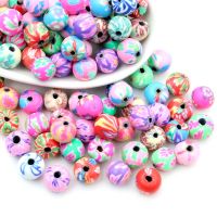 【CW】☎▧۩  50-100pcs 6 8 10 mm 10mm Mixed Colors Clay Spacer Beads Polymer Jewelry Making Beading Accessories