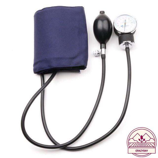 Blue Cross Heart Mate Aneroid Sphygmomanometer SET with Stethoscope Blood Pressure Monitor