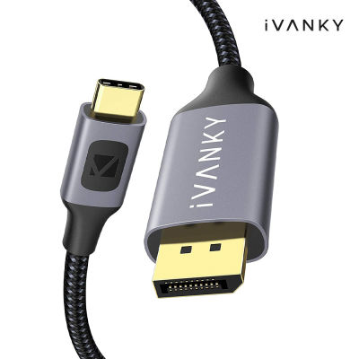 iVANKY USB-C to DisplayPort Cable  [ 4K 60Hz ] ถักไนล่อนคุณภาพสูง ทนทาน  รับประกัน 1 ปี