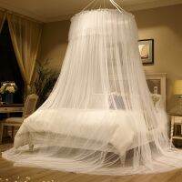 【LZ】ↂ  Princess Mosquito Net For Girls Romantic Mosquito Net Hung Dome Bedding Thicken Yarn Bed Valance Anti-Mosquito Decor Bed Cover