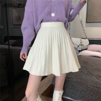 {Summer skirt} กระโปรงสตรีมีจีบถักนิตติ้ง-ผู้หญิง Aliexpress