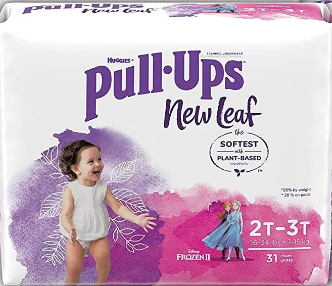PullUps New Leaf Girls Potty Disposable Training Pants Training