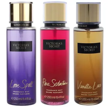 Victoria's Secret Fragrance Mist Love Spell, 8.4 fl oz (PACK 3) 