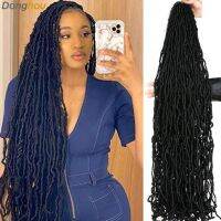 【hot】◎❀♈  36 Inch 6Packs Extended New Faux Crochet Hair Loks Locks Pre Looped Synthetic 170g 21Strands/Pack