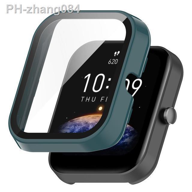 pc-case-cover-and-screen-protector-film-for-amazfit-bip-3-pro-full-coverage-bumper-smart-watch-accessories-for-amazfit-bip-3