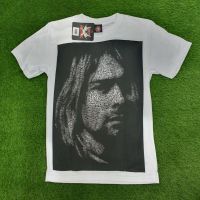 Kurt cobain edits wording Face ROCK band shirts เสื้อยืด rockers # cromok F310 butterfingers WINGS Oasis Language เมนูเสื้อยืดบรรณาธิการ xpdc