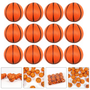 Mixic 24 Pcs Mini Basketball Mini Sports Balls Small Basketball Hoop