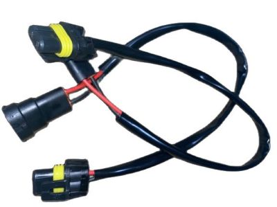 AUTO STYLE ปลั๊กกันน้ำสำหรับรถยนต์ สำหรับ ขั้ว H11 จำนวน 2 เส้น ตัวผู้ สามารถเปลี่ยนสายอะแดปเตอร์ได้กับ ไฟหน้า ไฟตักหมอก