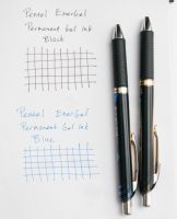 ปากกา ปากกาเจลกันน้ำ Pentel Energel Permanent ปากกาหมึกเจล เพนเทล "หมึกกันน้ำ" 0.7mm BLP77