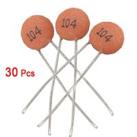 30 x 0.1uF 50V Low Voltage Ceramic Disc Capacitors