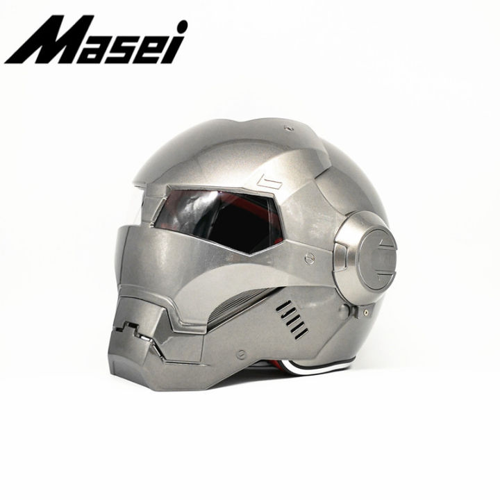masei-หมวกกันน็อครถมอเตอร์ไซค์สุดหมวกกันน็อคจักรยานยนต์ส่วนบุคคล-หมวกกันน็อคแบบเต็มตัวทำจากเหล็กระดับไฮเอนด์
