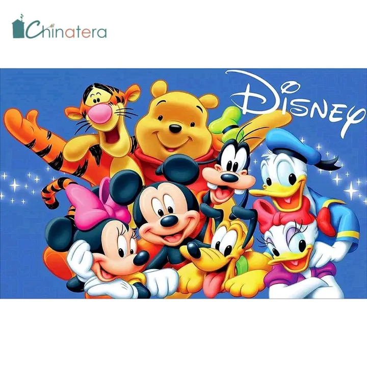 Chinatera] 5D DIY Full Drill Diamond Painting Winnie the Pooh Cute Cartoon  Mouse Characters Cross Stitch Embroidery Mosaic Kit Home Decoration Wall  Decor Gift | Lazada PH