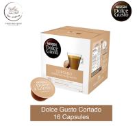 NESCAFE DOLCE GUSTO CORTADO เนสกาแฟ โดลเช่ กุสโต้ คอร์ตาโด แคปซูลกาแฟ  (16แคปซูล/กล่อง) BBE:31/01/2024