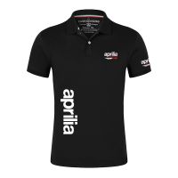 2022 Aprilia เสื้อโปโลผ้าฝ้ายผู้ชาย,RSV4แข่งรถฝ้ายใหม่ฤดูร้อนเสื้อฮาราจูกุสีทึบพิมพ์ลายหย่อนใจแฟชั่นยอดนิยมสวมใส่สบาย