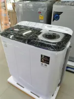 ส่งด่วน TOSHIBA เครื่องซักผ้า 2 ถังฝาบน รุ่น VH-H85 MT ขนาดถังซัก 7.5 KG ปั่น 4.6 KG ตัวถังปลอดสนิม รับประกันสินค้า 2 ปี มอเตอร์ 5ปี