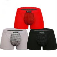 กางเกงผู้ชาย กางเกง Boxer ไซส์ใหญ่ กางเกงในขาสั้นผู้ชาย Mens health care magnetic therapy