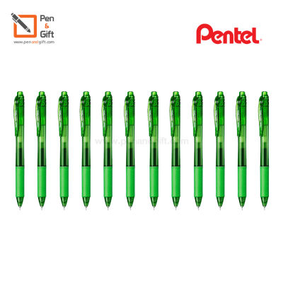 12 Pcs Pentel Energel-X BL105 Gel Pen 0.5 mm. - 12 ด้าม ปากกาหมึกเจล เพนเทล เอ็นเนอร์เจล-เอ็กซ์รุ่น BL105 ขนาด 0.5 มม. แบบกด  [Penandgift]