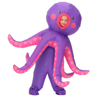 Kids Anime Party Cosplay Costumes Inflatable Seafish Octopus Costume Purim Birthday Gifts Halloween Role Play Disfraz