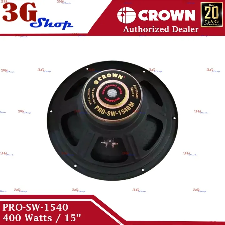 Crown 15" PROSW1540M Professional Series Subwoofer Original Lazada PH