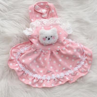 Cute Dots Dog Dress Pet Cat Skirt Princess Costume Puppy Dog Clothes Apparel Yorkie Pomeranian Maltese Poodle Bichon Clothing XS