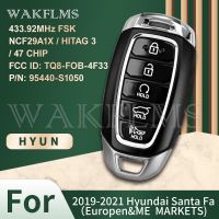 สำหรับ Hyundai Santa Fa 2019 2020 Art Car Key 433.92Mhz FSK NCF29A1X HITAG 3 47ชิป95440-S1050 95440 S1050 FCC ID: TQ8-FOB-4F33