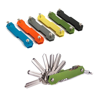 &gt;CW AEDC Key Organizer Clip Keys Smart Holder Folder Keys Wallet Housekeeper Keychain Flexible Key Holder Cli.p