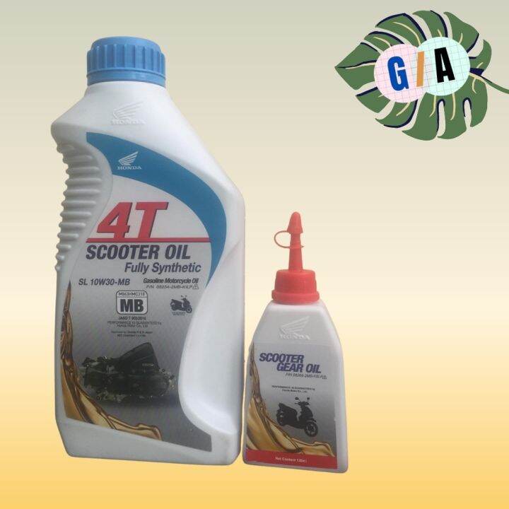 Honda Oil 4T SL 10W30 MB Fully Synthetic Scooter Oil 1LTR 10W30 MB