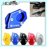 สำหรับ KYMCO Xciting 250 300 350 400 250i 300i 350i CNC ขาเท้าด้านข้างยืน Pad ขยายสนับสนุนแผ่นขยายยืน