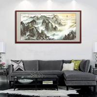 Hand Painted Oil Painting on Canvas Mountain Landscape Painting Modern Home Wall Decoration No Frame