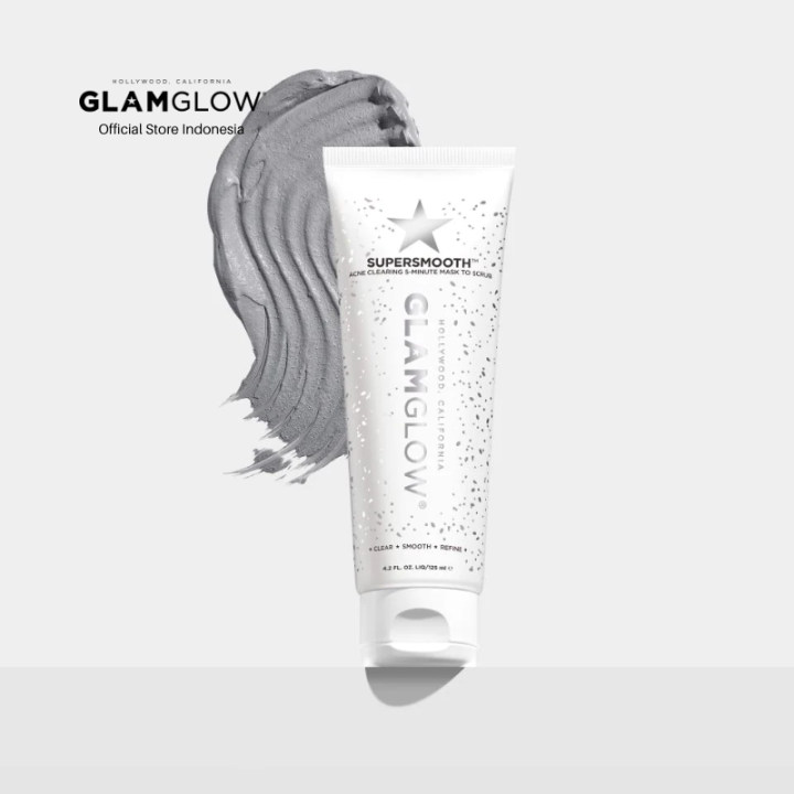 GLAMGLOW SUPERSMOOTH Acne Clearing 5Minute Mask to Scrub 125ml