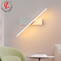 Hot Sale Modern LED Wall Light for Home White&amp;Black Finished Rotating Lamp Mirror Front Lights LED Wall Lamps