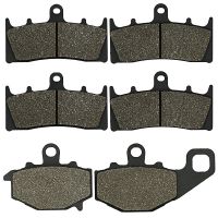 Motorcycle Front and Rear Brake Pads for Kawasaki ZX 6R ZX6R ZX 600 98-01 ZX9R ZX 9R Ninja 96-01 ZX6R ZX636 2002 Printing Stamping