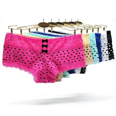 2023 Korean Sale Fashion New 2018 Boyshorts Woman Underwear Cotton Panties Sexy Lingerie Femme Print Pink Boxer Women Intimates Panty