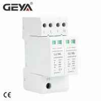 Geya 3pn Gsp9 36มม. Spd 20 ~ 40ka อุปกรณ์ป้องกันไฟกระชากตัวป้องกันฟ้าผ่าแรงดันต่ำ Ac275v Spd