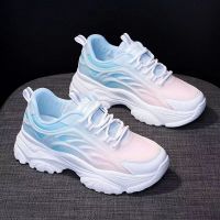 New High-Quality Sneakers For Women Thick Bottom Casual Fashion Mesh Breathable Outdoor Anti Slip And Lightweight Running Shoes