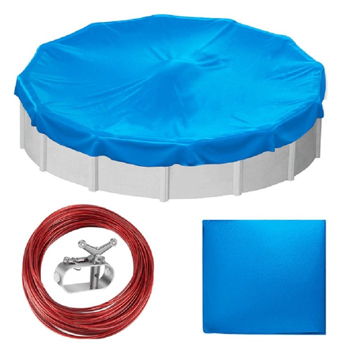 15ft Round Pool Cover For Above Ground Poolspool Cover Protector With Pool Cover Winch And