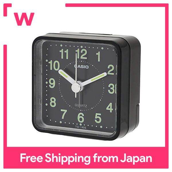 CASIO alarm clock analog travel clock black TQ140S1JF Lazada PH