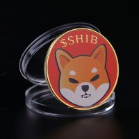 【YD】 REPLICA Coin Dog Souvenir Coins New Dogecoin Shiba Inu SHIB CRYPTO Metal  Plated Shib Commemorative