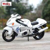 Maisto 1:18 SUZUKI Hayabusa โมเดลมอเตอร์ไซค์อัลลอย GSX-1300R โลหะหล่อโมเดลรถมอเตอร์ไซค์แนวสตรีทของเล่นของขวัญ