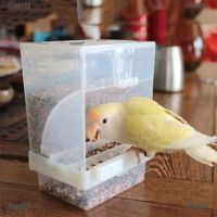 New product Proof Bird Poultry Feeder Automatic Acrylic Food Container Parrot Pigeon Splash