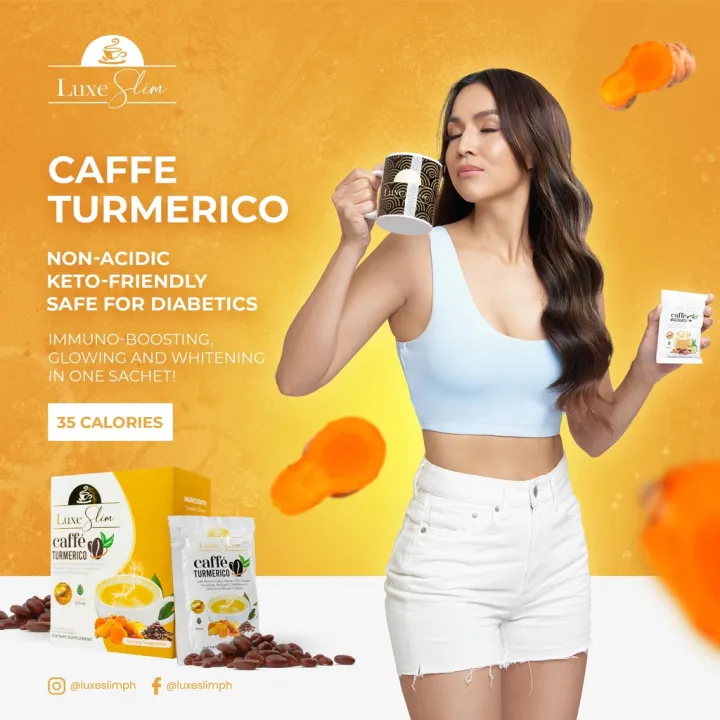 Philippine spot Luxe Slim Caffe Macchiato and Turmerico Sachet Only
