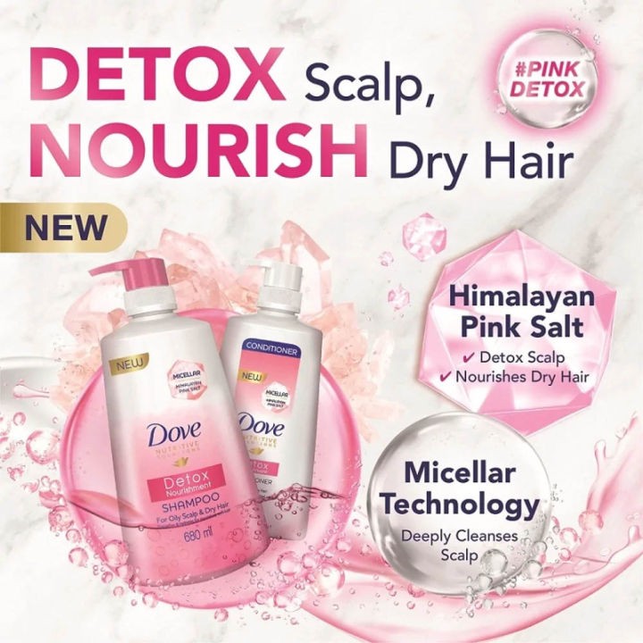 dove-shampoo-detox-norishment-pink-450-ml-amp-conditioner-detox-norishment-pink-450-ml