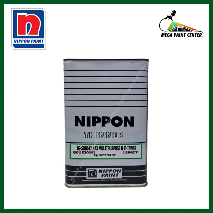 Nippon NAX Multipurpose U Thinner 1G Gallon (SOB642) Lazada PH